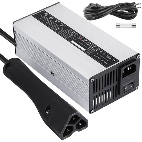VEVOR Golf Cart Battery Charger with RXV Style Connector and 2 LED Indicator Lights for Club Car Yamaha (48V 6A with RXV Style Connector)