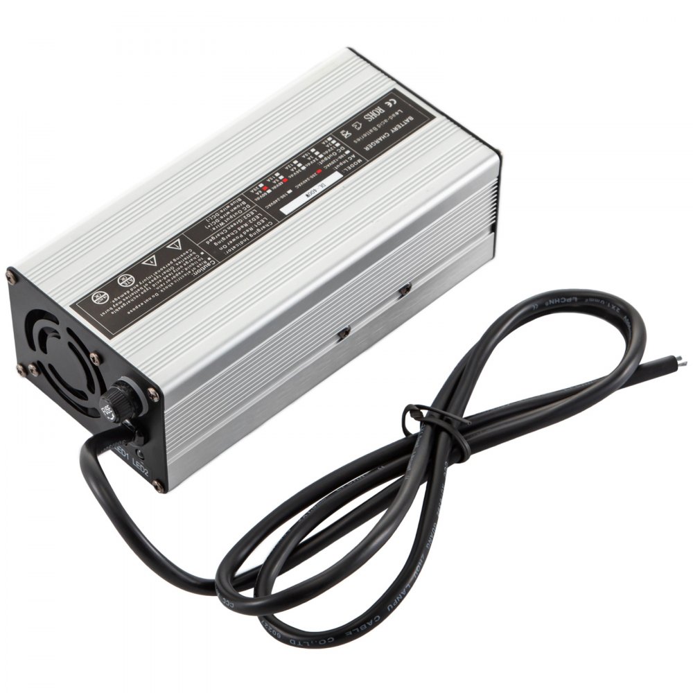 48V 6A Golf Cart Battery Charger Naked Wire Plug 220V Club Car Battery Charger