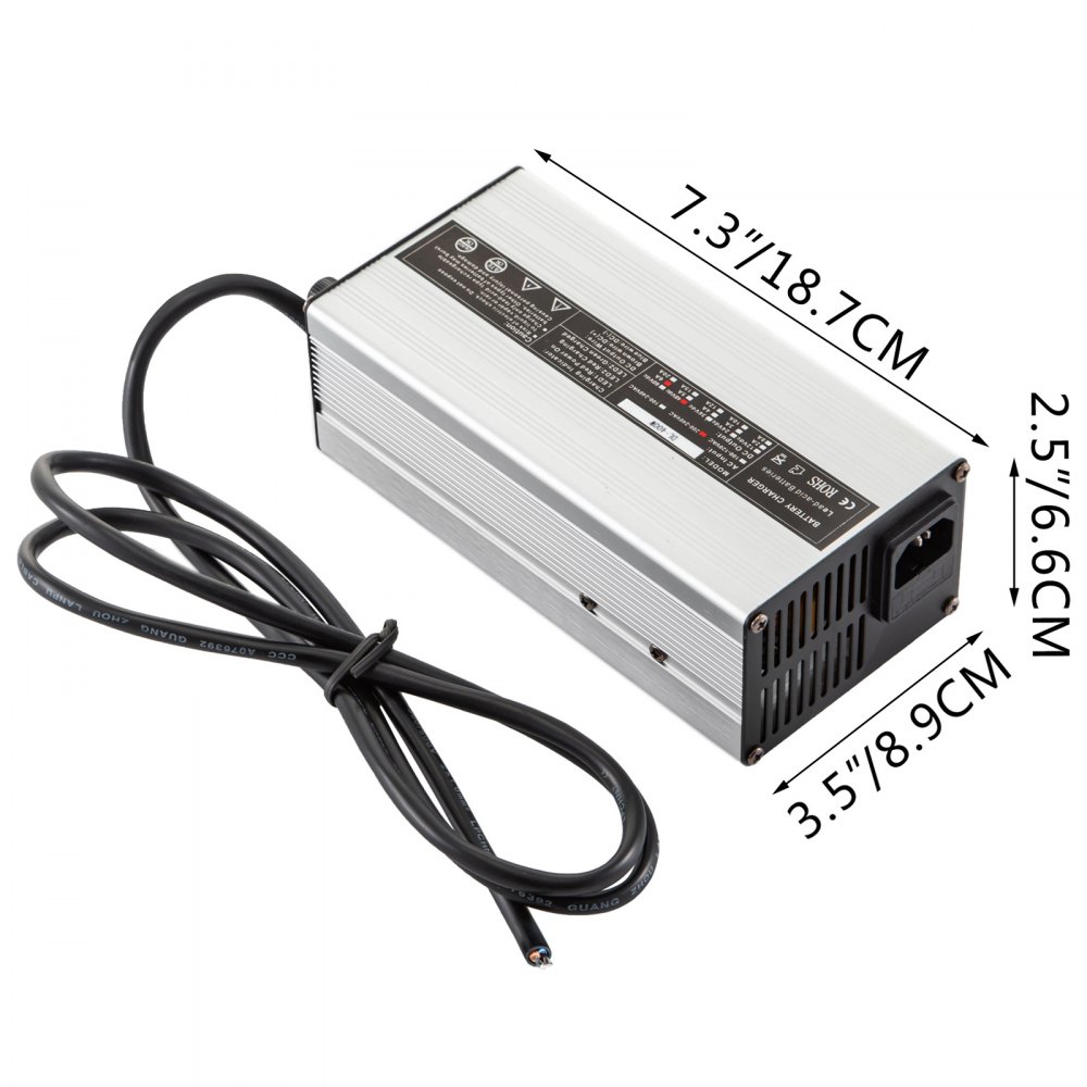 48V 6A Golf Cart Battery Charger Naked Wire Plug 220V Club Car Battery Charger