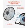 10 inch Rechargeable Camping Fan Battery Operated 360 Manual Rotation