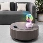 VEVOR 8 inch Portable Foldable Rechargeable Oscillating Fan, 3-in-1 Battery Operated with Remote Control, Quiet Desk/Table Pedestal Fan, 8 Speeds,90-degree Auto Left/Right Rotation,for Home,Office,Outdoor