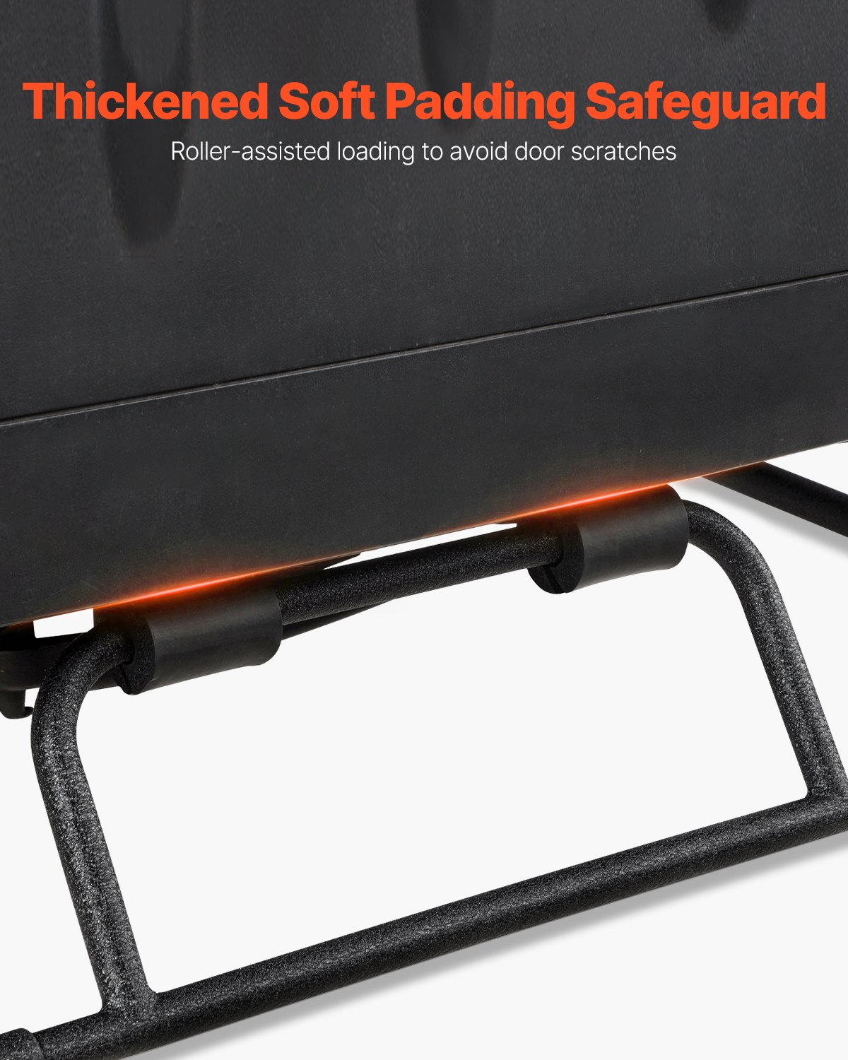 VEVOR förvaringsvagn för hardtop, flyttbar och robust hardtop-vagn, med 3 justerbara hål och förtjockad mjuk stoppning, förvaringsställ för hardtop med pulverlackering, passar för Jeep Wrangler TJ, JK, JL