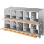 Vevor Chicken Nesting Boxes Poultry Nest 10-hole Galvanized Steel Laying Eggs