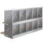 Vevor Chicken Nesting Boxes Poultry Nest 10-hole Galvanized Steel Laying Eggs