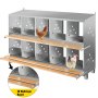 Vevor Chicken Nesting Boxes Poultry Nest 10-hole Galvanized Steel Laying Eggs