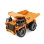 Camión volquete de juguete VEVOR RC, 9 canales, escala 1:18, camión volquete de control remoto, vehículo de construcción RC, camión de juguete con cabina de metal y luz, 2 baterías recargables para niños pequeños, niños y niñas mayores de 8 años