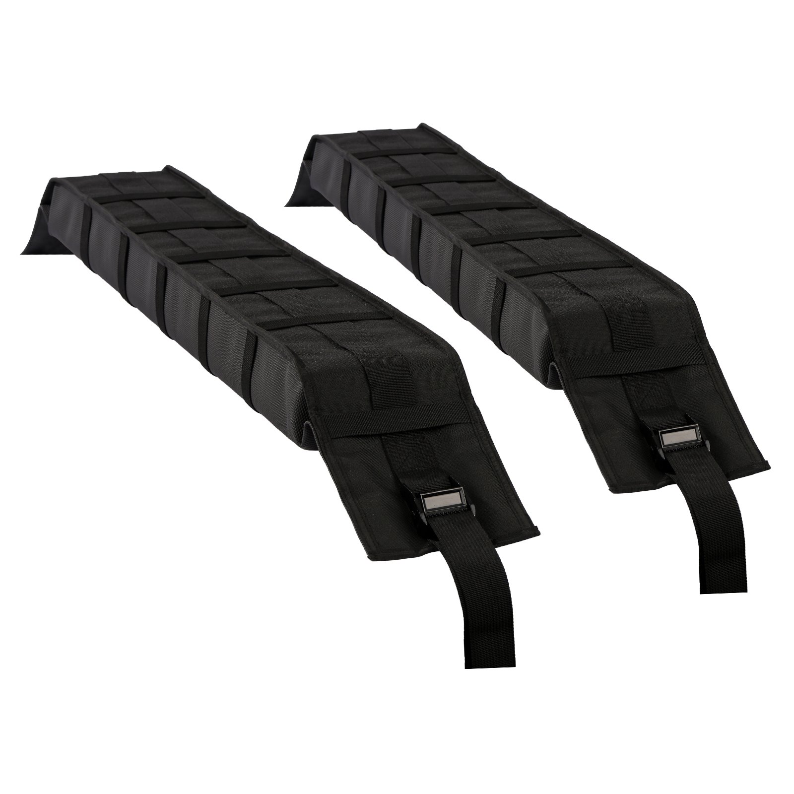 VEVOR Soft Roof Rack Pads, 838mm Universal Car Roof Rack Pad, 176LBS Load Capacity Luggage Kayak Carrier with 2 Tie-Down Straps and Portable Storage Bag for SUP Canoe Snowboard Paddle Board