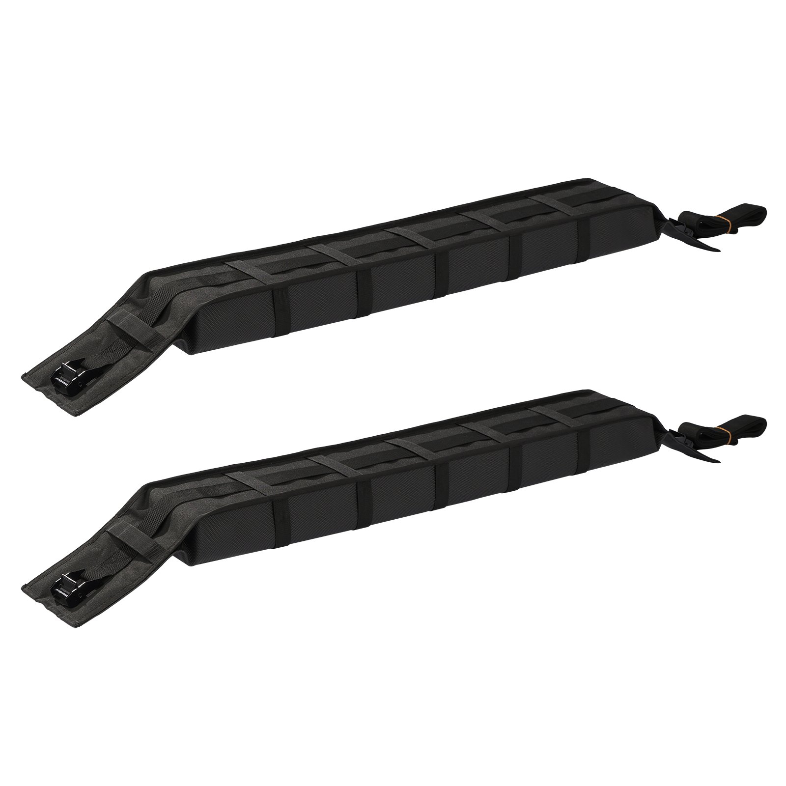 VEVOR Soft Roof Rack Pads, 838mm Universal Car Roof Rack Pad, 176LBS Load Capacity Luggage Kayak Carrier with 2 Tie-Down Straps and Portable Storage Bag for SUP Canoe Snowboard Paddle Board