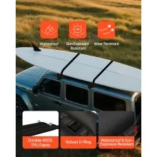 VEVOR Inflatable Roof Rack Pads 88lbs Load Capacity for Kayak Canoe Surfboard
