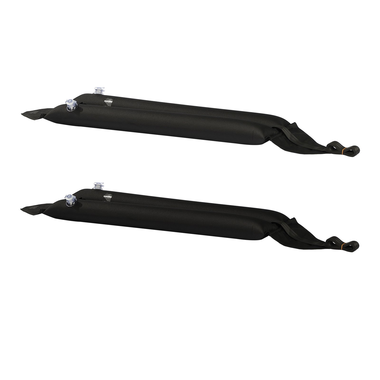 VEVOR Inflatable Soft Roof Rack Bars, 37.6-Inch Universal Car Roof Rack Pads, 88LBS Loading Luggage Kayak Carrier with 2 Tie-Down Straps & Ropes, Hand Air Pump, Storage Bag for Canoes Surfboards SUPs