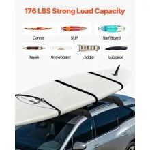 VEVOR Soft Roof Rack Pads 31.5" Universal Car Roof Rack Pad 176LBS Loading