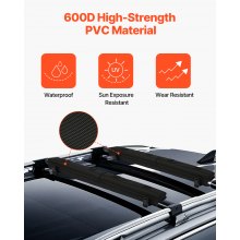 Roof Rack Pads for Crossbar 176lbs Load Capacity for Kayak Canoe Surfboard