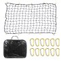 VEVOR Cargo Net Heavy Duty Bungee Cargo Net 7.2' x 10.8' Stretchable for Trucks