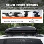 VEVOR Rooftop Carrier 14 Cubic Feet Luggage Storage Box ABS για αυτοκίνητα SUV