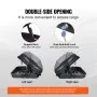 VEVOR Rooftop Cargo Carrier 14 Cubic Feet Luggage Storage Box ABS for SUVs Cars