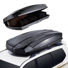 VEVOR Rooftop Cargo Carrier 22 Cubic Feet Luggage Storage Box ABS for SUVs Cars