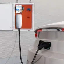 VEVOR Tesla Charger Station Box, 28\'\' x 20\'\' x 10\'\', Outdoor Cable Box Charging Box Cable Organizer, IP32 Waterproof Dustproof Cool Roll Steel Electrical Enclosure Box, for Tesla Wall Connector