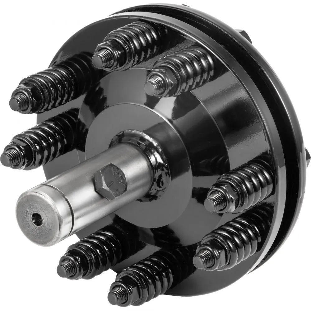 VEVOR Slip Clutch, 1 3/8\" PTO Slip Clutch, Smooth Round Ends PTO Friction Clutch, Carburized Steel Tractor Slip Clutch, Adjustable Rotary Cutter Slip Clutch, Black Brush Hog Slip Clutch for PTO Shaft