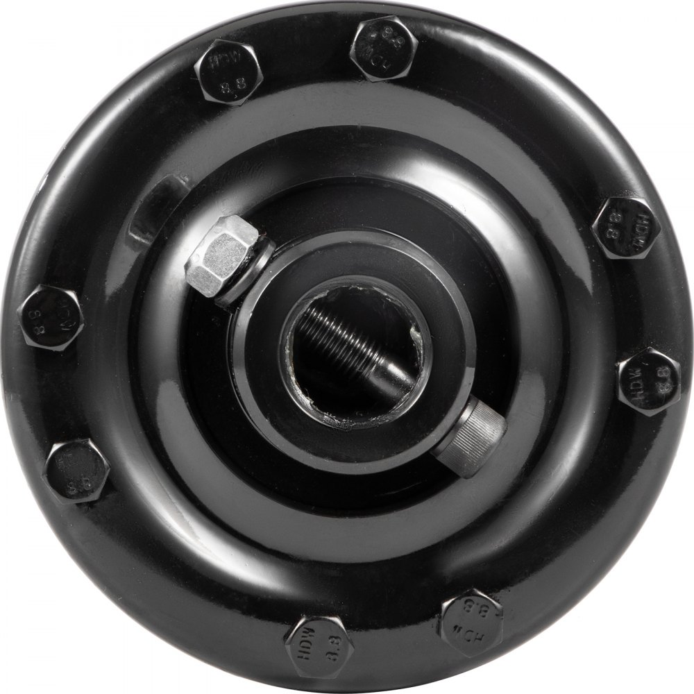 VEVOR Slip Clutch, 1 3/8\" PTO Slip Clutch, Smooth Round Ends PTO Friction Clutch, Carburized Steel Tractor Slip Clutch, Adjustable Rotary Cutter Slip Clutch, Black Brush Hog Slip Clutch for PTO Shaft