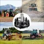VEVOR Slip Clutch, 1 3/8\" PTO Slip Clutch, Smooth Round Ends PTO Friction Clutch, Carburized Steel Tractor Slip Clutch, Adjustable Rotary Cutter Slip Clutch, Black Brush Hog Slip Clutch for PTO Shaft