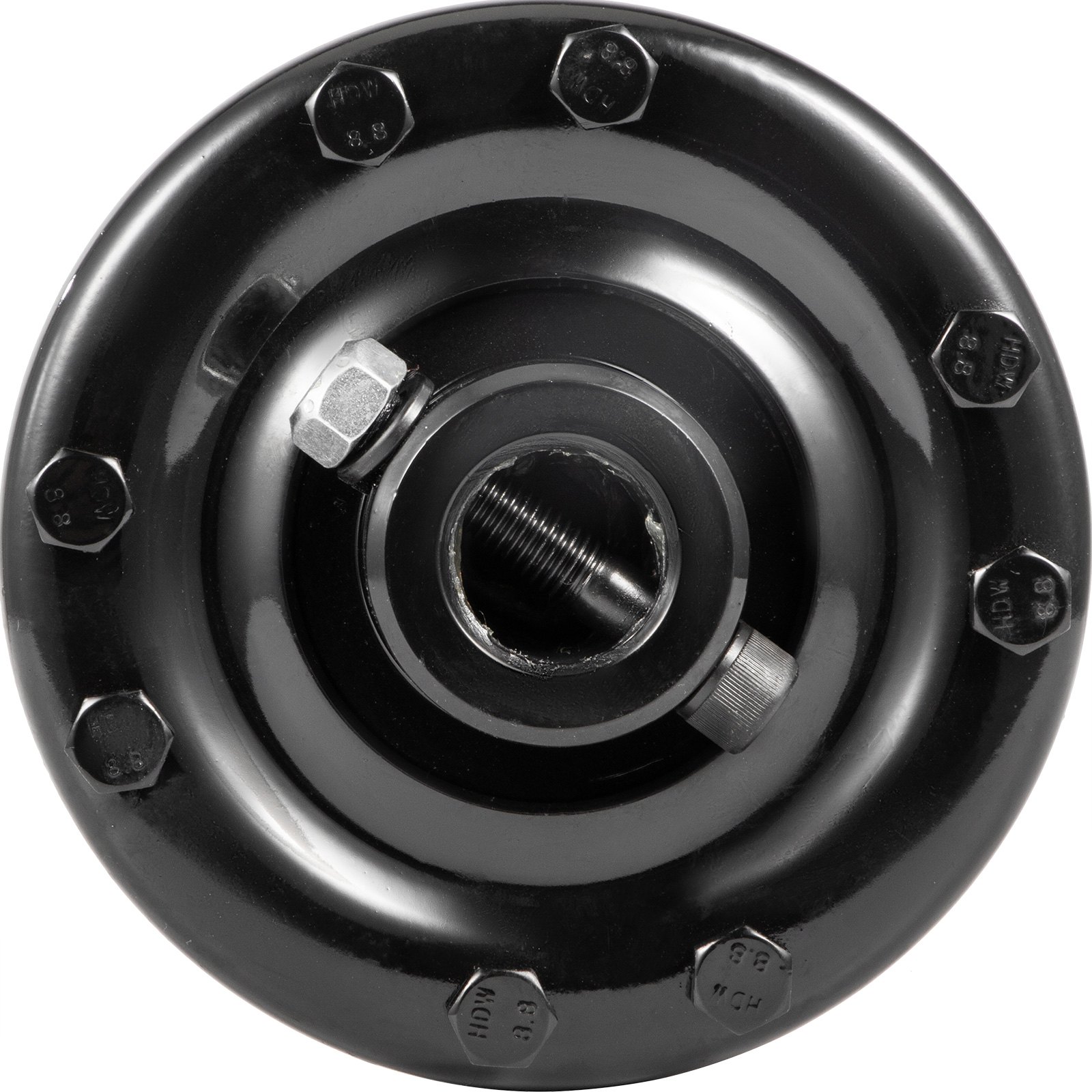 VEVOR Slip Clutch, 1 3/8\" PTO Slip Clutch, Smooth Round Ends PTO Friction Clutch, Carburized Steel Tractor Slip Clutch, Adjustable Rotary Cutter Slip Clutch, Black Brush Hog Slip Clutch for PTO Shaft