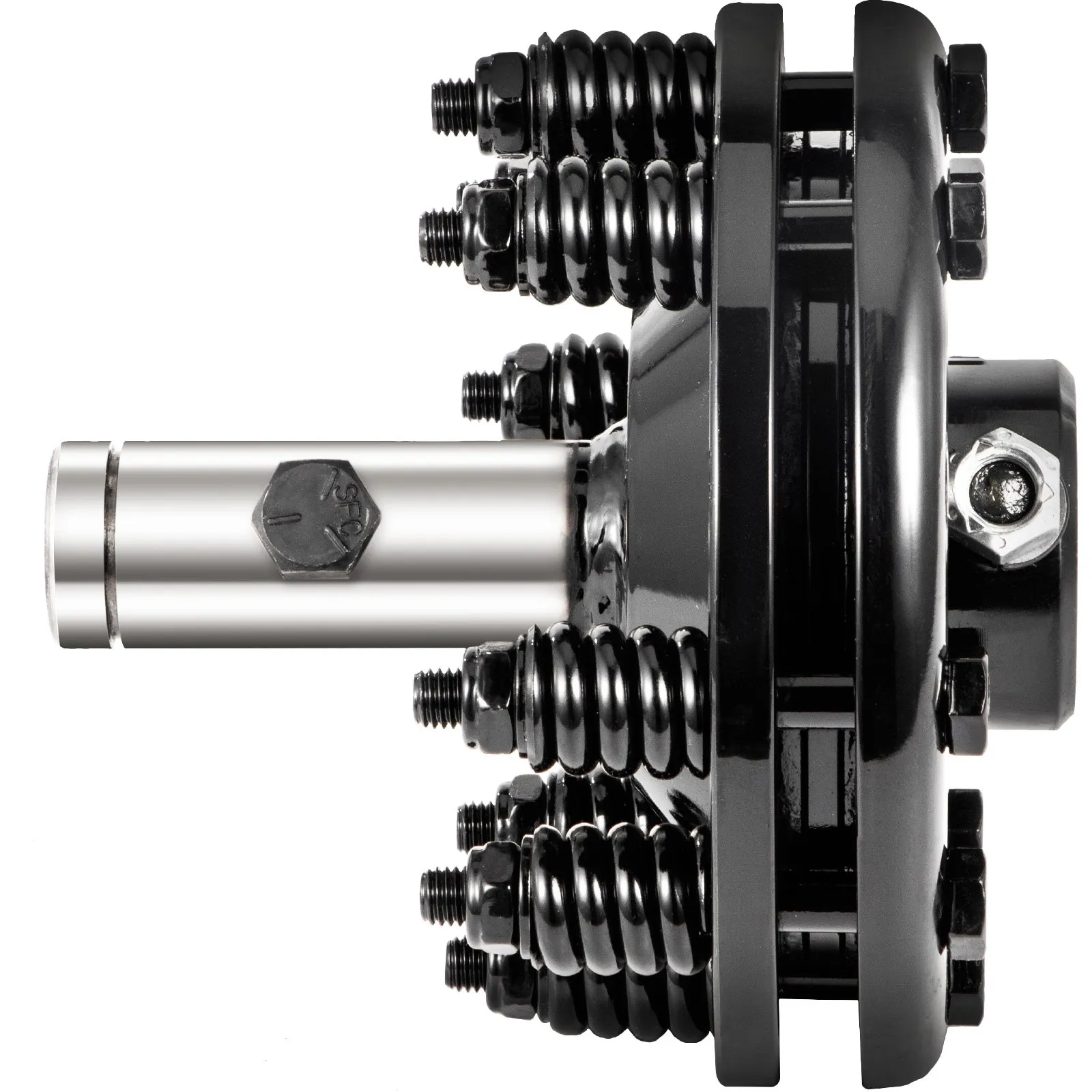 VEVOR Slip Clutch, 1 3/8\" PTO Slip Clutch, Smooth Round Ends PTO Friction Clutch, Carburized Steel Tractor Slip Clutch, Adjustable Rotary Cutter Slip Clutch, Black Brush Hog Slip Clutch for PTO Shaft