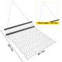 VEVOR atv chain drag mat measuring 5ft x 4ft with a 7ft chain length.