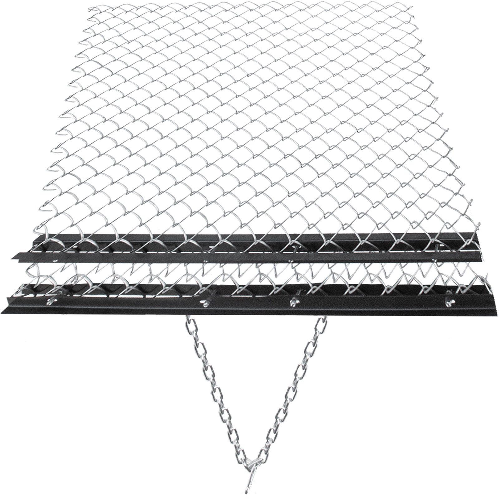 metal VEVOR atv chain drag mat with chains and reinforced mesh structure.