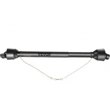 VEVOR PTO Shaft 1 3/8" PTO Drive Shaft, 6 Spline End Round End PTO Driveline Shaft, Series 4 Tractor PTO Shaft, 39"-55" Brush Hog PTO Shaft, Black PTO Shaft for Bush Hog/Finish Mower/Rotary Cutter