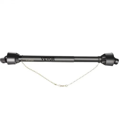 VEVOR PTO Shaft, 1-3/8" PTO Drive Shaft, 6 Spline End and Round Implement End PTO Driveline Shaft, Series 4 Tractor PTO Shaft, 51"-75" Brush Hog PTO Shaft, for Finish Mower, Rotary Cutter