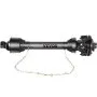 VEVOR PTO Shaft, 1-3/8” PTO Drive Shaft, 6 Spline Both Ends PTO Driveline Shaft, Series 6 Tractor PTO Shaft, 47”-67” Brush Hog PTO Shaft, Black PTO Shaft w/Slip Clutch for Bush Hog/Finish Mower