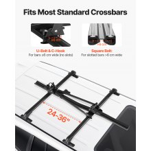 Roof Top Bike Rack Heavy Duty Car Bicycle Upright Mount Rack with Lock