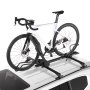 Folding Roof Top Bike Rack Heavy Duty Car Bicycle Upright Mount Rack Lock