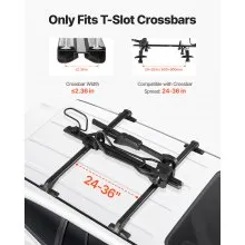 Folding Roof Top Bike Rack Heavy Duty Car Bicycle Upright Mount Rack Lock