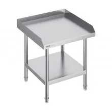 VEVOR Stainless Steel Work Table 24"x24" Commercial Food Prep Table Restaurant