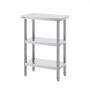 VEVOR Stainless Steel Food Prep Table Commercial Kitchen Work Table 35.6x61 cm