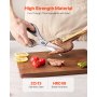 Kitchen Scissors Stainless Steel Kitchen Shears Protective Sheath Grey