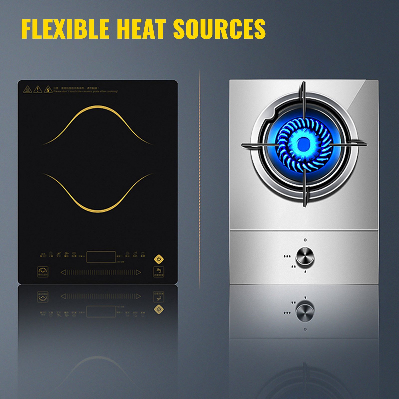 VEVOR Rice Noodles Steamer Rice Noodle Roll Maker 2-Layer Rice Roll Machine