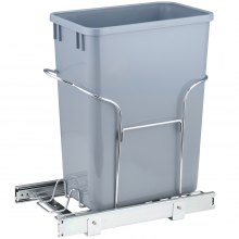 VEVOR Pull-Out Trash Can, 37Qt Double Bins, Under Mount Kitchen Waste  Container with Soft-Close Slides, 44 lbs Load Capacity & Door-Mounted  Brackets