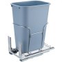 VEVOR Single Pullout Waste Container Kitchen Trash Can 35L with Soft Close Grey