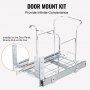 VEVOR pull-out trash can door mount kit with metal frame, provides convenience for cabinet trash disposal.