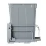 VEVOR Pullout Trash Can for Kitchen Cabinets, Garbage Waste Recycling Bin, Under Mount Waste Container, with Heavy Duty Metal Soft Close Sliding System and Door Kit, for Sink, Under Counter