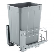 35QT Pullout Waste Container Under Cabinet Kitchen Bin Trash Can Soft Close