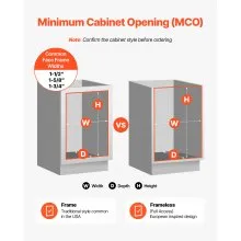 Double 35QTx2 Pullout Waste Container Under Cabinet Kitchen Bin Trash Can