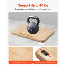 VEVOR Appliance Slider 10.5 x 13 in Sliding Tray for Kitchen Countertop