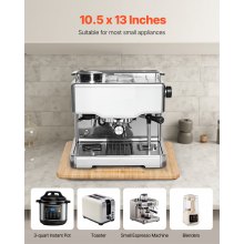 VEVOR Appliance Slider 10.5 x 13 in Sliding Tray for Kitchen Countertop