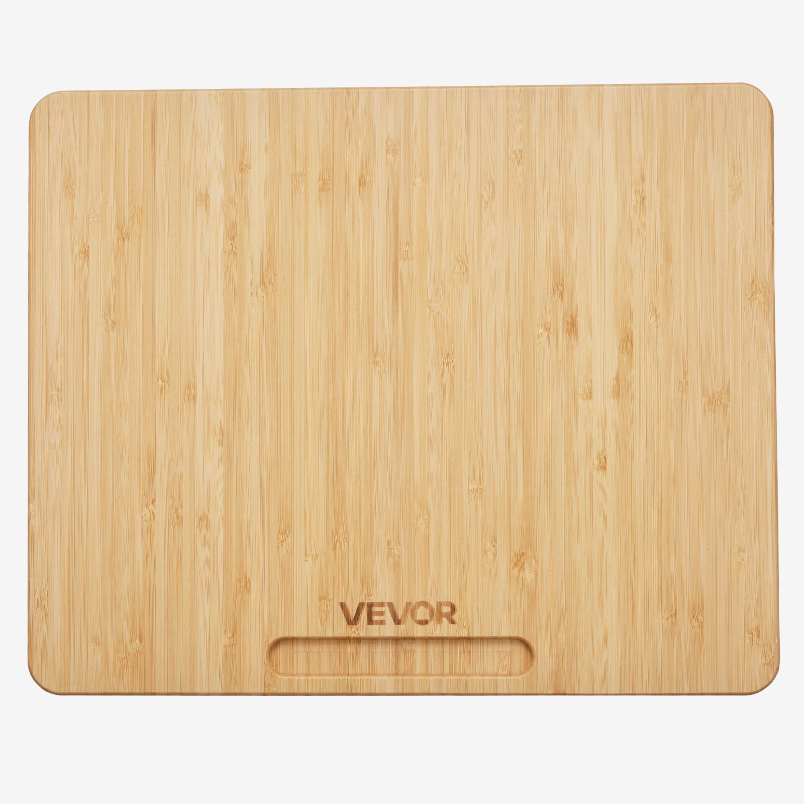 VEVOR Appliance Slider, Medium 13 x 16-inch, Rolling Sliding Tray with Rubber Wheels & Hollow Handle, Easy to Clean, Appliance Rolling Tray for Coffee Maker, Kitchen Countertop, Natural Wood