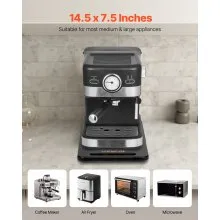 VEVOR Appliance Slider 14.5 x 7.5 in Sliding Tray for Coffee Maker Black