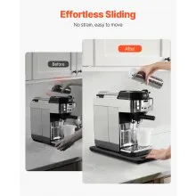 VEVOR Appliance Slider 14.5 x 7.5 in Sliding Tray for Coffee Maker Black