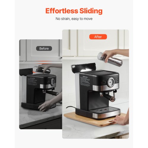 Fdit Plateau Coulissant pour Machine à Café Mat Appareil de Cuisine